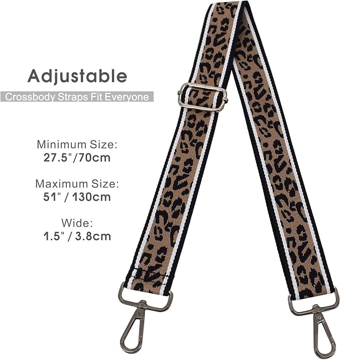 Replacement Purse Strap Shoulder Strap Adjustable Crossbody Strap for Women Crossbody Wide Shoulder Bag - Image 4