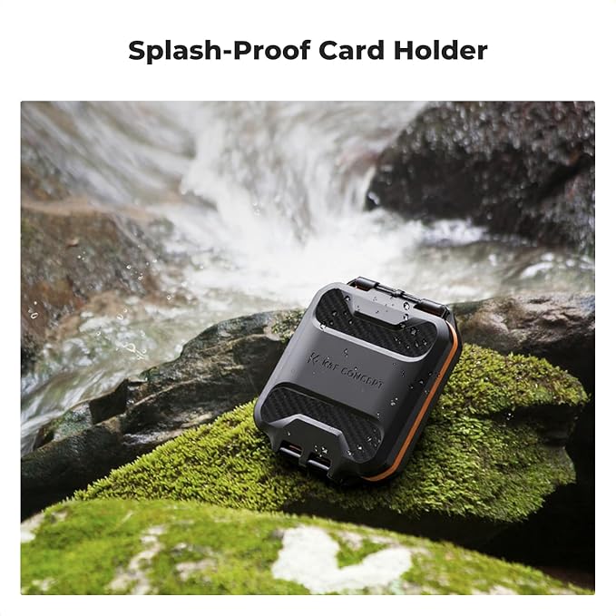 K&F CONCEPT 16 Slots Micro SD Card Case, Card Holder Organizer | Water-Resistant Anti-Shock Dust for Micro SD/SDHC/SDXC/TF, PM04 - Image 5