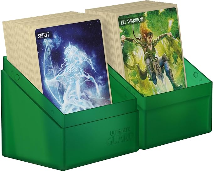 Ultimate Guard Boulder 80+ Classic, Deck Case for 80 Double-Sleeved TCG Cards, Emerald, Secure & Durable Storage for Trading Card Games, Soft-Touch Finish - Image 6