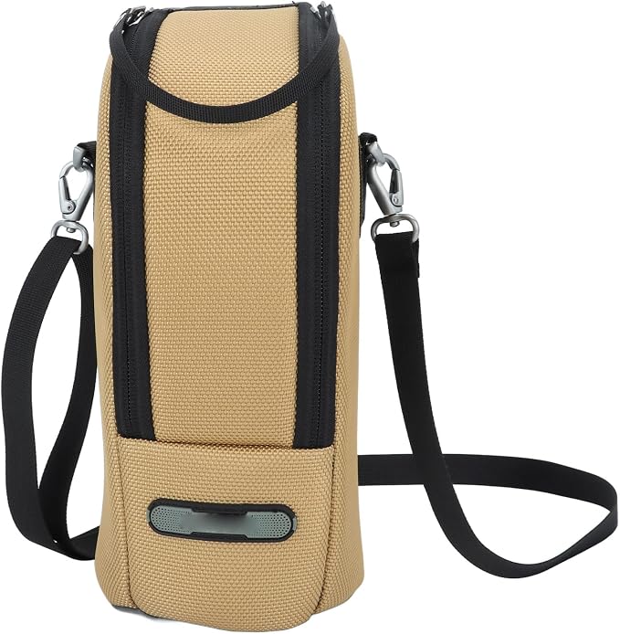 Camera Lens Pouch, Shockproof Nylon Large DSLR Camera Lens Case with Shoulder Strap for Outdoor by Jauarta
