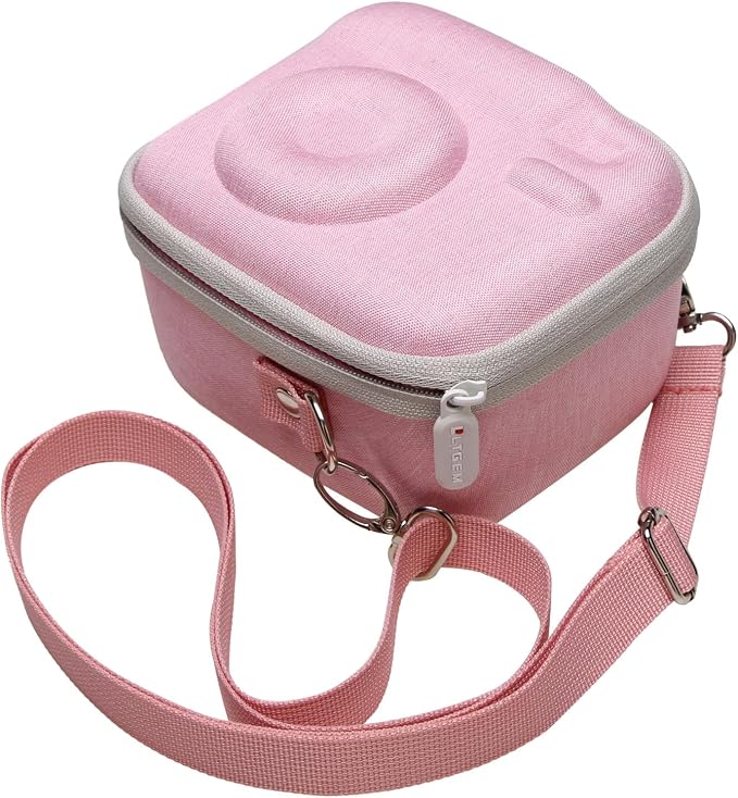 LTGEM Case Compatible with Fujifilm Instax Mini 13/12 Instant Camera, Pink | Fits Instant Camera 11/10/9/8/7/7+ and FUJIFILM Instax Mini Instant Flim with Shoulder Strap, Case Only - Image 2