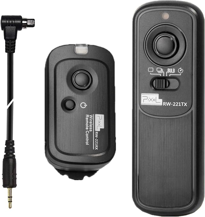 Pixel Remote Shutter Release Switch N3 Camera Remote Compatible with Canon | For Canon 5D Mark III / Mark-IV 5D R5 R5C 10D 1DX 1DC 1DS 1D 5DS 5DSR 20D 6D 7D-II 50D 40D 30D Replaces RS-80N3 by Pixel