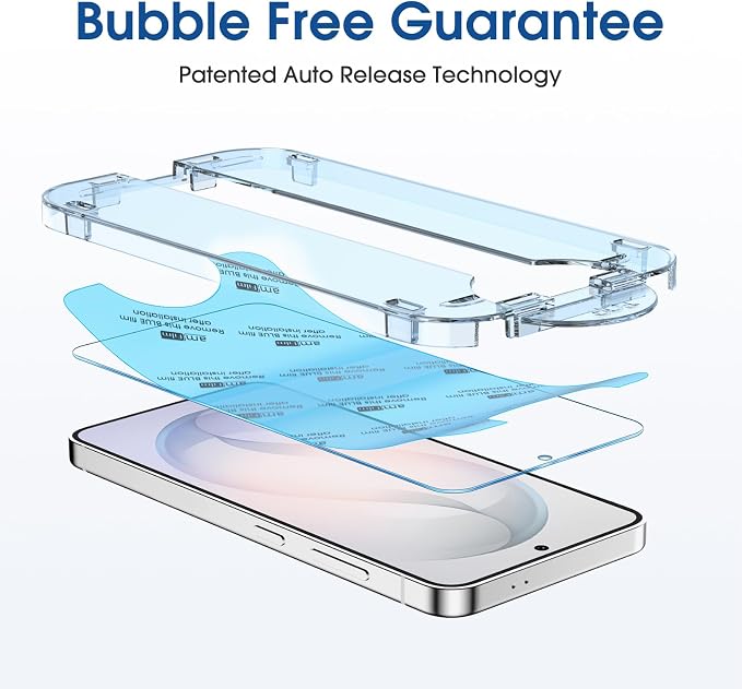 amFilm OneTouch for Samsung Galaxy S26+ Plus Screen Protector TemperedGlass | Auto-Alignment 30s Install with Camera Lens Protector, Bubble Free, Case Friendly, Anti-Scratch [2+2 Pack] (S26P-6.7'') - Image 7