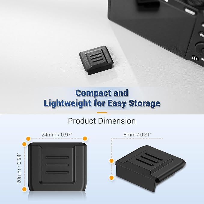 Multi Interface MI RX10 V A7M5 A7SIII Camera Hot Shoe Cover Protector Cap | with Full Coverage,for Sony RX10V Alpha A7 V IV III A7CR A7CII RX1R III ZV-E1 ZV-1 II ZV-E10 II A9 III II A7R V IV A6700 FX2 - Image 5