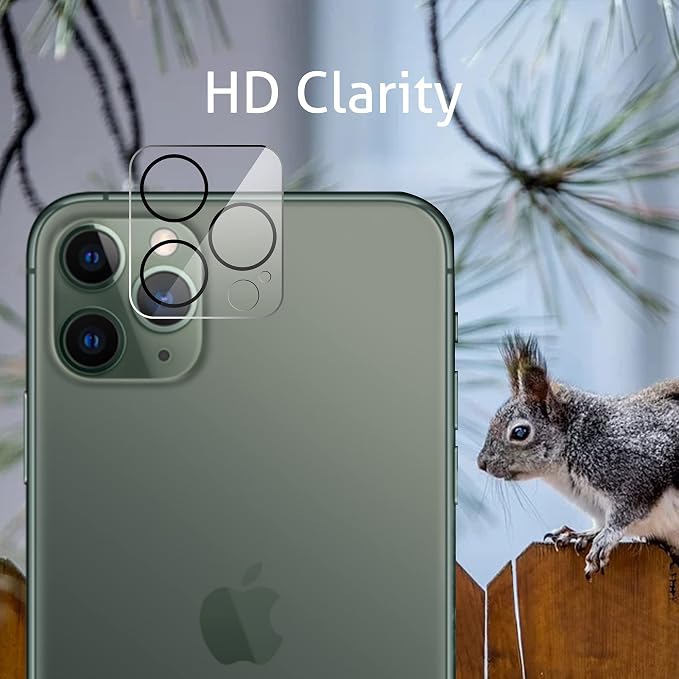 Ailun Privacy Screen Protector+Camera Lens Protector for iPhone 11 Pro | 2+2 Pack, 5.8 Inch, Anti Spy Private Tempered Glass Film, HD - Image 3