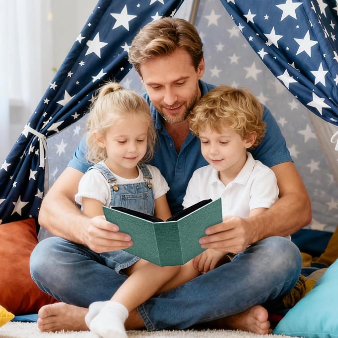 Photo Album 4x6 100 Pockets for Wedding Gifts,Linen Hardcover Picture Albums for Family Anniversary Baby Vacation Pictures - Image 8
