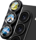 CACOE Camera Lens Protector for Samsung Galaxy Z Fold 8 Ultra/Z Fold 7 | 9H Tempered Glass, Aluminum Frame, HD Clarity, Scratch-Resistant, Camera Screen Protector Cover Accessories, Glossy Black by CACOE