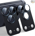 TAURI 2 Pack for iPhone 17 Pro Camera Lens Protector, Black | Full Coverage Military-Grade Shatterproof, Upgrade AR Anti-Reflection Ultra Clear Transmission & Case Friendly by TAURI
