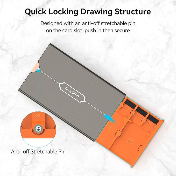 SMALLRIG Memory Card Storage Case, 8 Slot SD Card Holder | for Micro SD/SIM Cards Anti-Shock, Anti-Fall, Scratch-Resistant, Suitable for Photographers- 4107 - Image 6