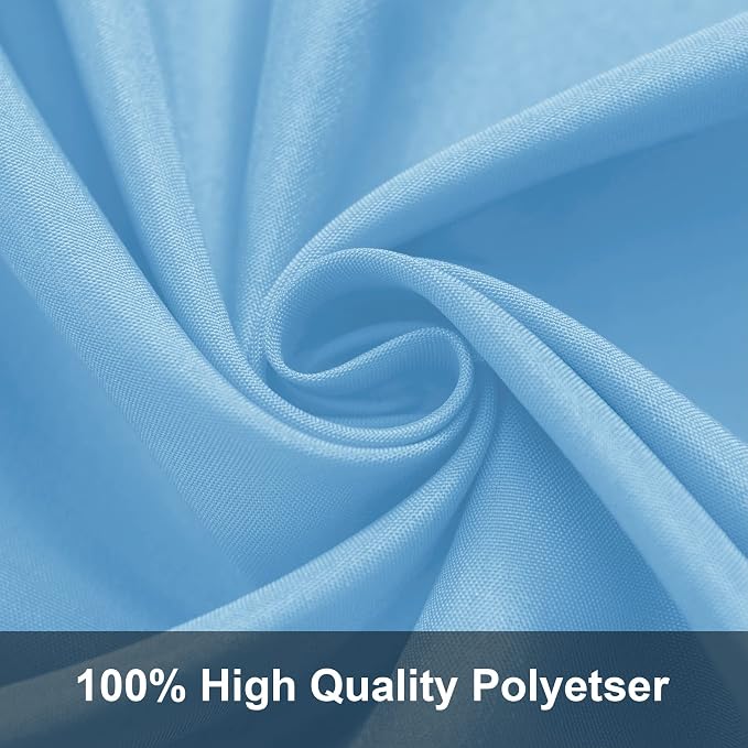 Joccun 10X10 FT Light Blue Backdrop Background for Photography,Polyester Backdrop Curtain Background Screen for Photography,Photoshoot,Video Recording,Studio(10X10ft,Light Blue) - Image 3