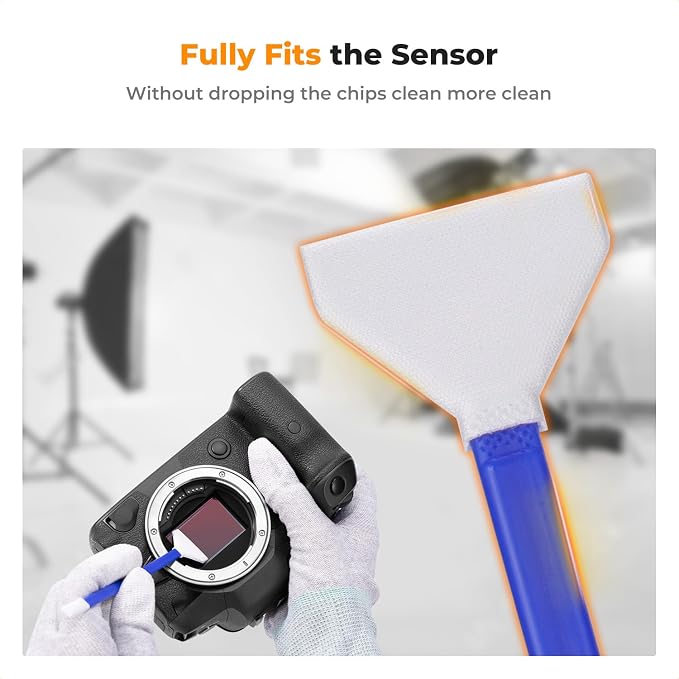 K&F CONCEPT 24mm Full-Frame Sensors Cleaning Swabs,with 5 Pack Swabs | Vacuum Sealed,Clean Camera Sensor and Viewfinder, Multi-Device Use, Precision Cleaning,for Nikon Sony Canon Camera Clean,MA01 - Image 4
