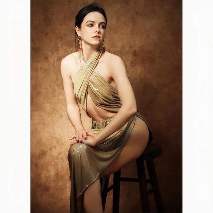UrcTepics 8×16 ft Brown Fabric Photo Backdrops, Classic Abstract Texture Backdrop for Headshots and Portraits, Vintage Photography Background for Studio and Events. - Image 3
