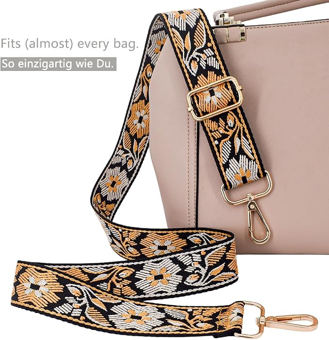 Replacement Purse Strap Shoulder Strap Adjustable Crossbody Strap for Women Crossbody Wide Shoulder Bag - Image 4