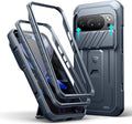 Dexnor for Google Pixel 10/10 Pro Case with Slide Camera Cover & 2 Front Frames & Built-in Screen Protector & Kickstand, Full-Body Shockproof Protective Cover Rugged Bumper Cases,Navy Blue(2025) by Dexnor