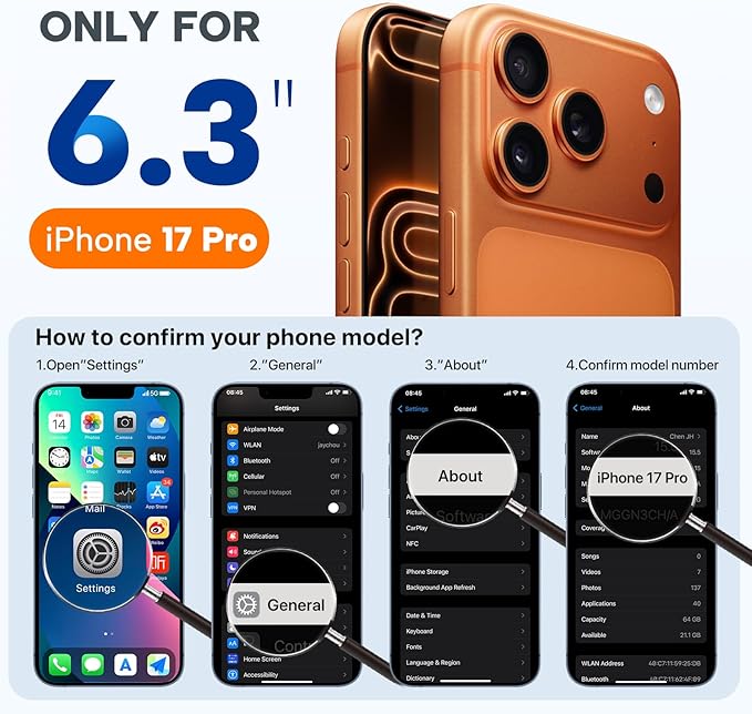 Miracase Magnetic for iPhone 17 Pro Case, Silicone, Sand | Compatible with MagSafe, Soft Microfiber Lining,Shockproof Drop Protection Phone Case for 17 Pro - Image 7