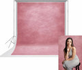 UrcTepics 8x16ft Professional Pink Portrait Backdrop Abstract Textured Backdrops for Photography Rose Romantic Headshot Backdrop by UrcTepics