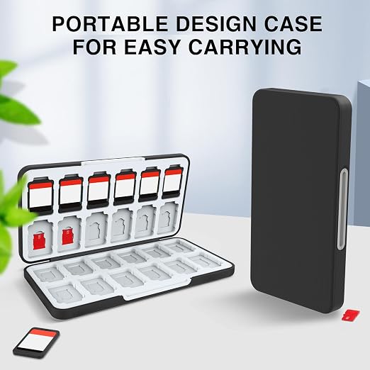 HEIYING Game Card Case Compatible with NINTENDO SWITCH 2 / Micro SD Cards | Portable Game Card Holder, Hard ABS Shell with Soft Silicone Lining, Dedicated Card Slots,Magnetic Closure for Easy Access - Image 6