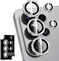 for Samsung Galaxy S26 Ultra Camera Lens Protector, Individual Metal Ring Tempered Glass Lens Cover, [Strong Adsorption] Scratch Resistant Ultra-Thin HD Clear Lens Cover, 1 Set-Gray by Btscase