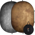 Kate Collapsible Backdrop Grey Brown Self Tape Backdrop 285 | Grey Brown Collapsible Backdrop 5'x6.5' Pop Up Backdrops,for Photography, YouTube Videos, and Live Streaming. by KateBackdropforPhotography