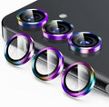 Korecase for Galaxy S25 Plus Camera Lens Protector, 9H Tempered Glass Anti Scratch Camera Screen Protector Film Shcokproof Metal Ring Lens Protector for Galaxy S25+Plus,Colorful by Korecase