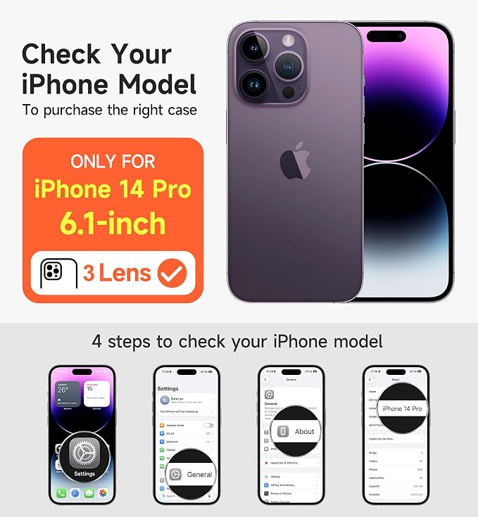 SURITCH for iPhone 14 Pro Case with Magnetic Camera Slide Cover and Adjustable Kickstand, Compatible with MagSafe, Shockproof Bumper Case Slim Protective Cover for iPhone 14 Pro 6.1 Inch, Blue - Image 2