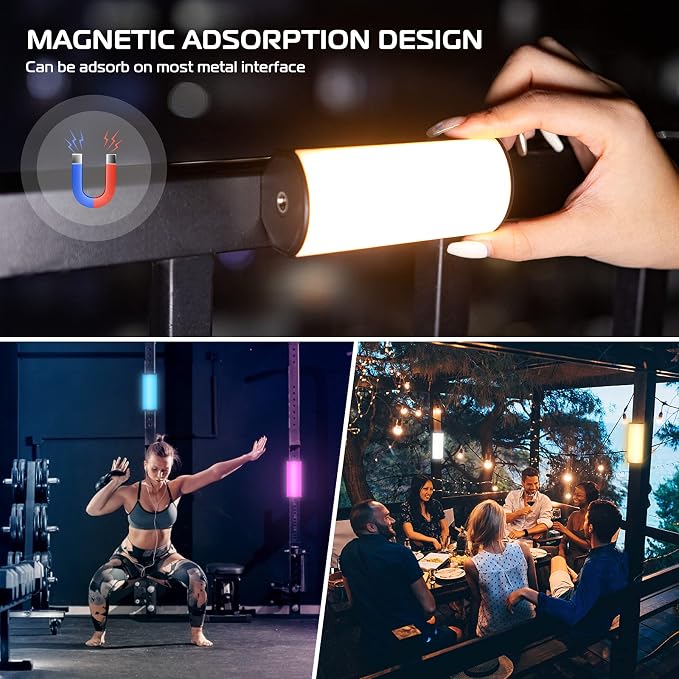 ULANZI RGB Light Wand, 360° Full Color Magnetic Mini Light Stick for Video Photography, 2500-9000K 2000mAh Rechargeable Handheld LED Light Tube for Painting Vlog TikTok YouTube - Image 4