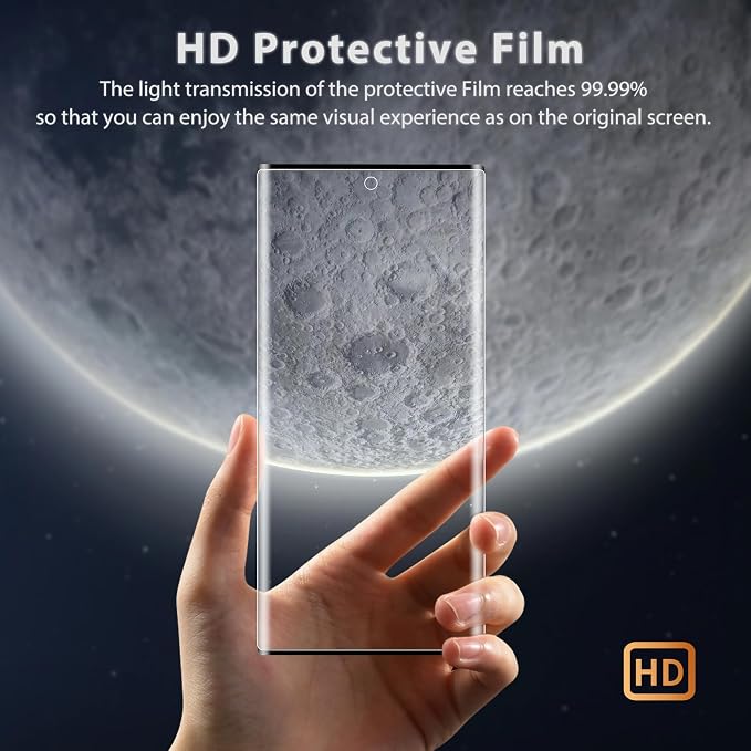 V-PORYADKU 2+2 Pack for Samsung Galaxy S22 Ultra Screen Protector | Camera Lens Protector, 9H Tempered Glass, Anti-Scratch, Fingerprint Unlock, HD Clear, Case Friendly - Image 7