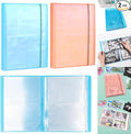 2 Pack Large Sticker Photo Storage Album, Stamp & Cutting Dies Storage Book Organizer Folder for Cards Storage DIY Scrapbooking Card Making Supplies 20 Pages 80 Pockets/Pack (Blue + Orange) by CYFUNDESIGN