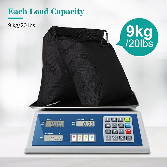 2 Packs Sandbags Weight Bags for Light Stand Photography Video Support | Heavy Duty Saddlebags for Backdrop Stand, Photo Tripod, Canopy, Pop up Tent, Umbrella Base, Fishing Chair, Wedding Shed - Image 4