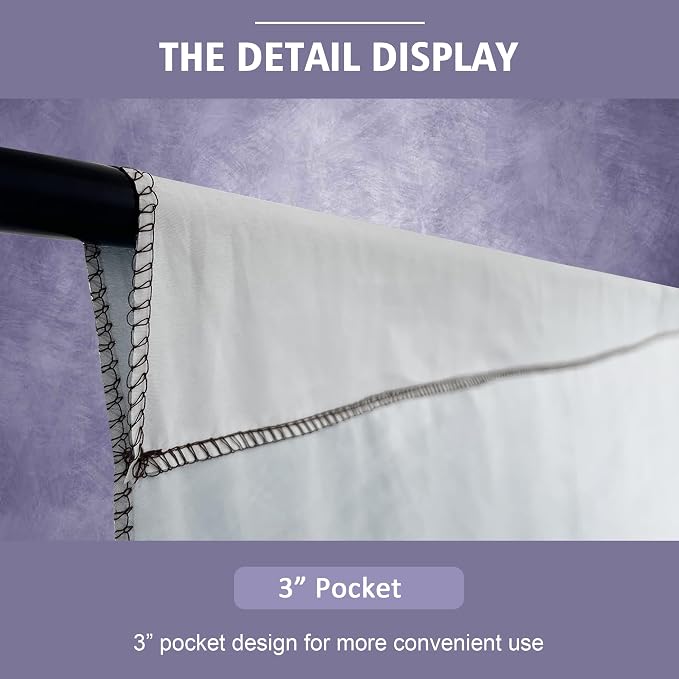 Abstract Photography Backdrop for Photoshoot 8x12ft,Light Purple,No Stand | Professional,Polyester Fabric,Roller Pocket on Top,Vintage Portrait Photo Props Booth Background,Photoshoot Studio - Image 6