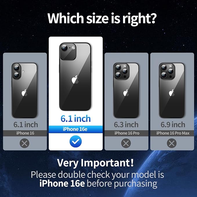 Camera Stand Case for iPhone 16E / 17E, [Compatible with Mag Safe] [Lens Cover] 2024 Version Military Grade Protective Soft Case for iPhone 16E / 17E 6.3 inch Men Women, Black - Image 7