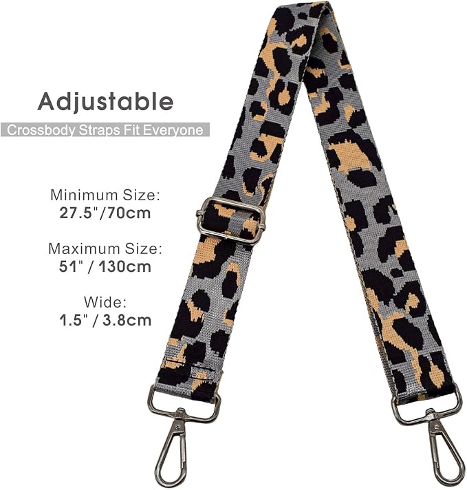 Replacement Purse Strap Shoulder Strap Adjustable Crossbody Strap for Women Crossbody Wide Shoulder Bag - Image 3