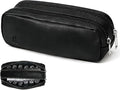 Portable Daily Contact Lens Case Organizer, Traveling Contact Cases Bag with Clearly Labeled R & L, Water-Resistant Disposable Contact Lens Dispenser, Storage up to 60 lenses(Black) by Unknown