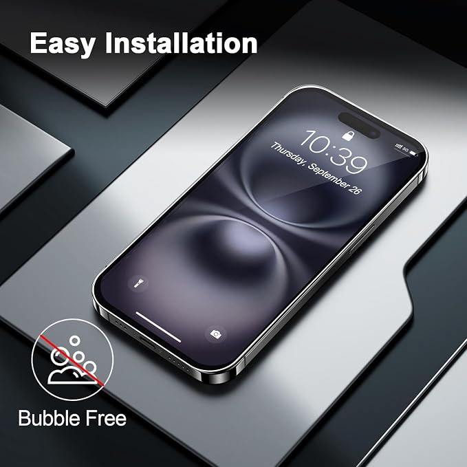 3+3 Pack Glass Screen Protector for iPhone 17 Air, 6.6 inch | Camera Lens Protector, HD Clear Tempered Glass Film, Anti-Scratch, Bubble Free, Case-friendly - Image 3