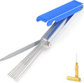 Torch Tip Cleaner, Welding Nozzle Tip Cleaner, Carburetor Cleaner Tools Accessories with 13 Cleaning Wires and 1 Sharp Pick for Carburetors, Gas Orifices, Sprinklers and Shower Heads Cleaning by Unknown