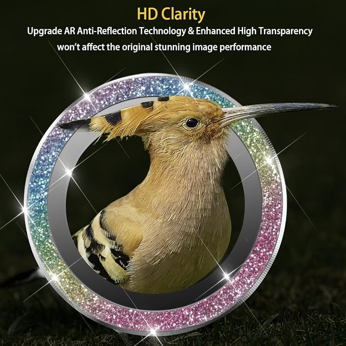 Camera Protector for Samsung Galaxy S24 Ultra, Glitter Colorful | Tempered Glass, Auto-align Tray, Easy Installation, Case Friendly, Anti-Scratch, HD Clear, Ultra Slim - Image 3