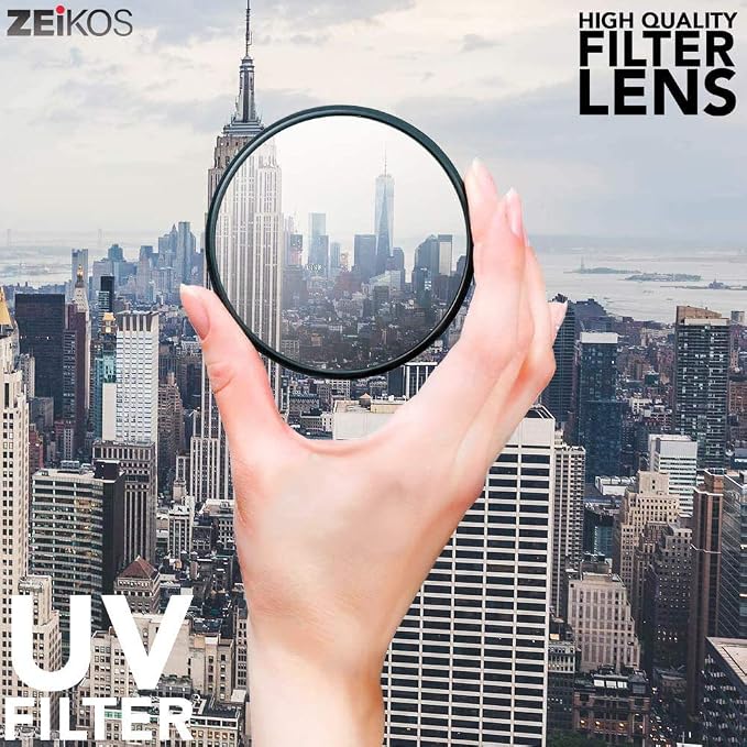 72mm Multi-Coated UV, CPL, FLD Professional Lens Filter Kit, Comes with Miracle Fiber Cloth and Carry Pouch, Accessory Kit for Lenses with a 72 mm Filter - Image 2
