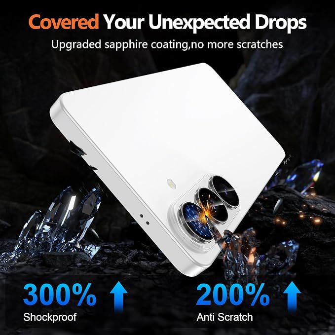 for Samsung Galaxy S26 Plus Camera Lens Protector, Individual Metal Ring Tempered Glass Lens Cover, [Strong Adsorption] Scratch Resistant Ultra-Thin HD Clear Lens Cover, 1 Set-Clear - Image 5