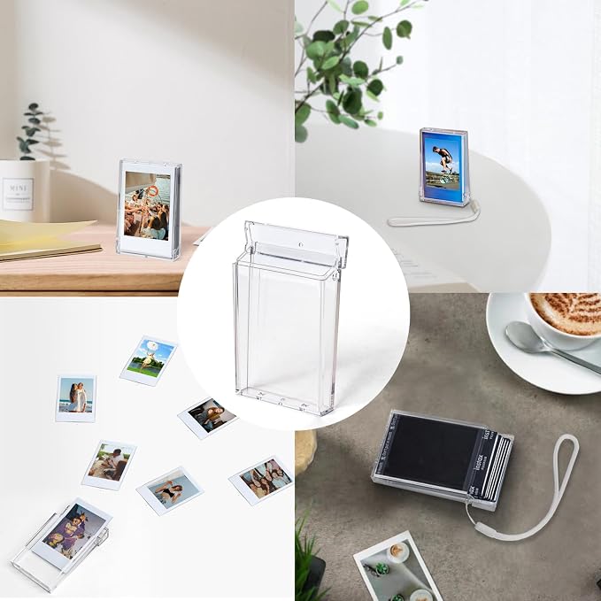 Picture Holder Storage Case for Fujifilm Instax Mini Film,3 inch Photo Pouch Instant Camera Film Accessories for Fujifilm Instax Mini EVO/40/90/12/11/9/8/7/7+/7s ect (2, Transparent) - Image 8