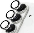 SiHPuoy 2Set Camera Lens Protector for Samsung Galaxy S26/S26 Plus, Silver | 9H+ Tempered Glass, Military Grade Shatterproof,Anti-Scratch, Case Friendly,HD Metal Camera Cover,Does not Affect Night Shots by SiHPuoy