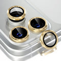 Choiche for iPhone 17 Pro/iPhone 17 Pro Max Camera Lens Protector | Ultra HD, 9H Tempered Glass Camera Cover Screen Protector Metal Ring Decoration Accessories (Gold) by Choiche