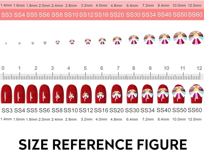 Jollin Hotfix Rhinestones Flatback Crystal Gems 4.8mm SS20, Jet AB | 1440pcs Hot Fix Crystals Glass Rhinestones for Bedazzling, Crafting, Clothes, Shoes & Accessories DIY Decoration - Image 6