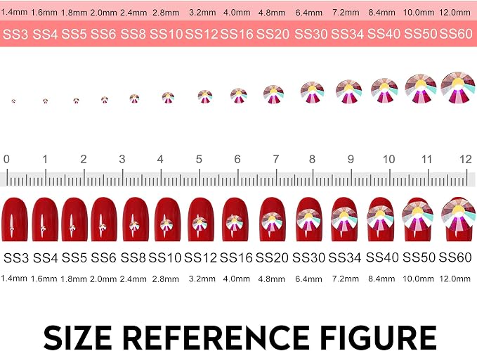 Jollin Hotfix Rhinestones Flatback Crystal Gems 4mm SS16, Moonlight | 1440pcs Hot Fix Crystals Glass Rhinestones for Bedazzling, Crafting, Clothes, Shoes & Accessories DIY Decoration - Image 6