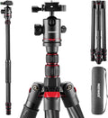 NEEWER N55CR Upgraded 80.7" Carbon Fiber Camera Tripod Monopod Travel Stand | With Telescopic 2 Section Center Axis, 360° Panorama Ballhead, 1/4" Arca Type QR Plate, ø28mm Column, Max Load 26.5lb by Neewer