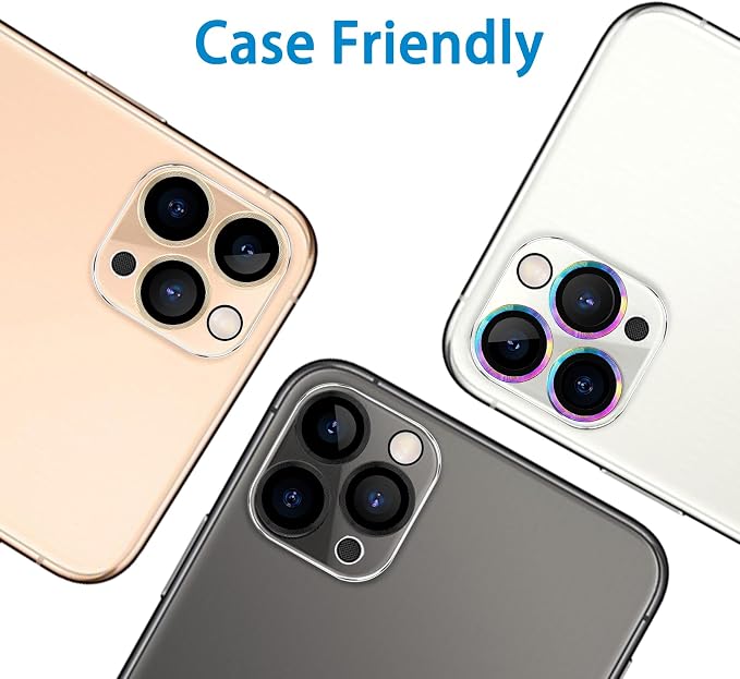 Dengduoduo 3 Pack Tempered Glass Camera Lens Protector for iPhone 11 Pro 5.8" & iPhone 11 Pro Max 6.5", Ultra HD, 9H Hardness, Anti-Scratch, Case Friendly, Easy to Install [No Affect on Night Shots] - Image 7