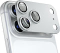 for iPhone 17 Pro Camera Lens Protector, Silver | [Military Grade Shatterproof] [Strong Adsorption] [Case Friendly] Matte Metal Tempered Glass Camera Screen Cover Accessories by Beuxece