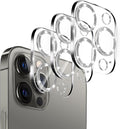 Dengduoduo 3 Pack Tempered Glass Camera Lens Protector for iPhone 12 Pro Max 6.7" Bling Glitter Sparkle, Ultra HD, 9H Hardness, Anti-Scratch, Case Friendly, Easy to Install [No Affect on Night Shots] by Dengduoduo