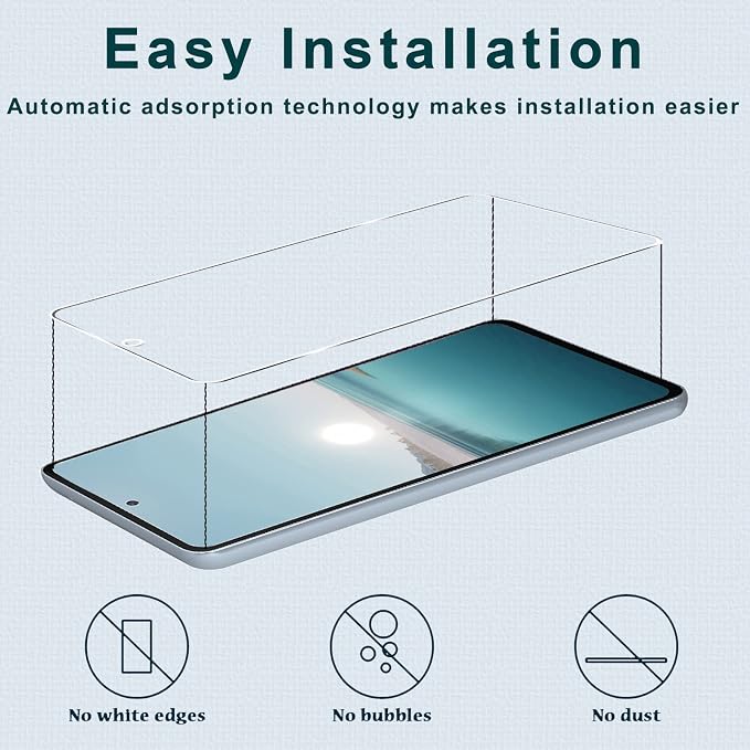 [3+3 Pack] Galaxy A53 5G Screen Protector + Camera Lens Protector, HD Tempered Glass Film, 9H Hardness, Scratch Resistant, Easy Installation, Bubble Free, Screen Protector for Samsung Galaxy A53 5G - Image 7