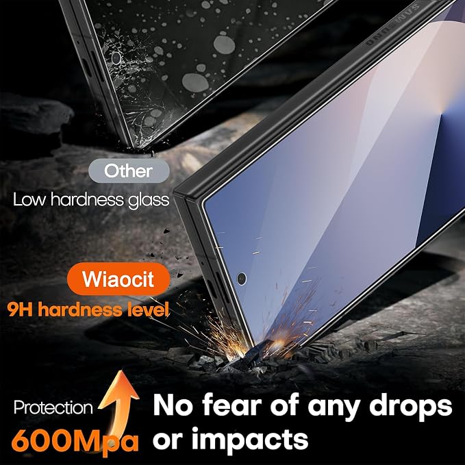 Wiaocit Tempered Glass Screen Protector for Samsung Galaxy Z Fold 7 | 3+3 Pack, 9H Hardness, Camera Lens Protector, Installation Frame, Bubble Free, Case Friendly - Image 3