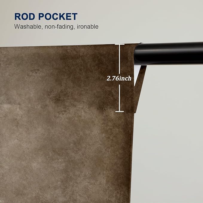5x7ft Brown Backdrop for Photography Abstract Textured Vintage Brown Photo Backdrop Portrait Photo Studio Prop Background for Photoshoot Photo Parties Video Studio Backdrops Prop - Image 5